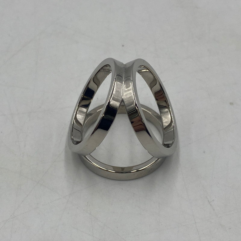 【中古品】【レディース】 HERMES エルメス SCARF RING TRIO スカーフリング トリオ アクセサリー 服飾雑貨 182-260511-ks-06-tei サイズ：箱付き カラー：シルバー 万代Net店