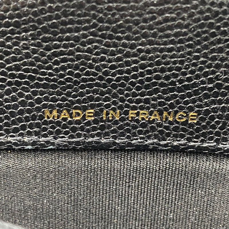 【中古品】【レディース】 CHANEL シャネル A80286 キャビアスキン ボーイフラップ ウォレット 財布 二つ折り財布 長財布 ロングウォレット 181-260511-ks-05-tei サイズ：箱 カード付き カラー：ブラック 万代Net店