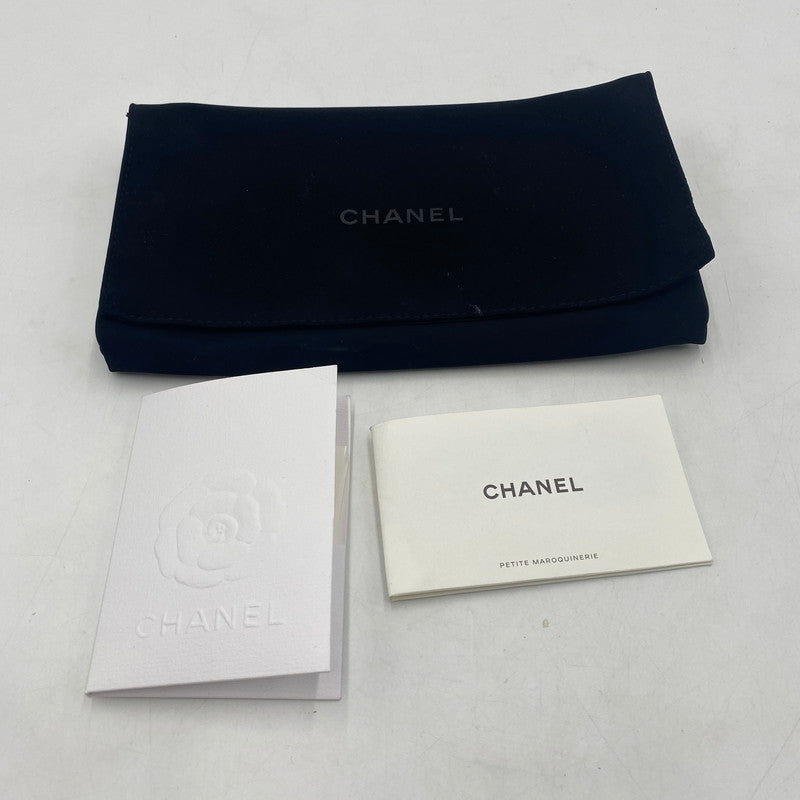 【中古品】【レディース】 CHANEL シャネル A80286 キャビアスキン ボーイフラップ ウォレット 財布 二つ折り財布 長財布 ロングウォレット 181-260511-ks-05-tei サイズ：箱 カード付き カラー：ブラック 万代Net店