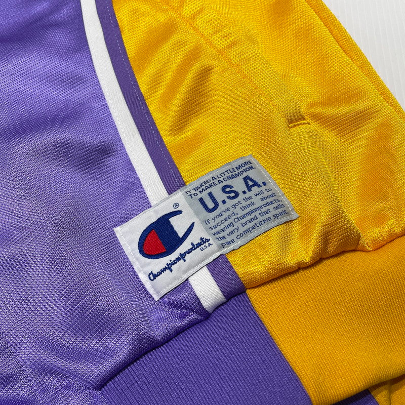 【中古品】【メンズ】 CHAMPION チャンピオン 90's JERSEY JACKET CR1841 90年代 ジャージー ジャケット ライトアウター 145-260828-yo-18-teih サイズ：XO カラー：パープル 万代Net店