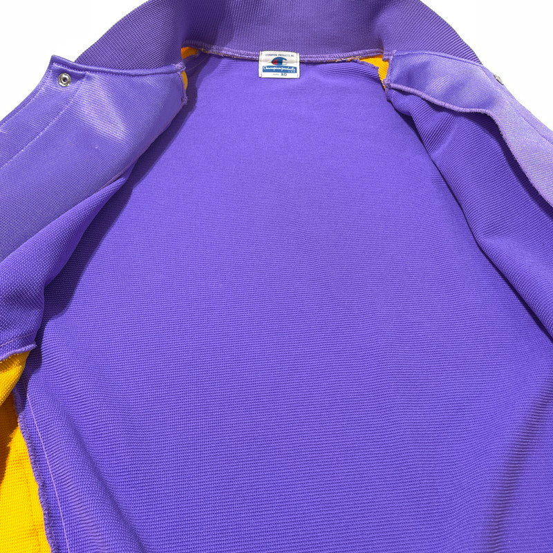 【中古品】【メンズ】 CHAMPION チャンピオン 90's JERSEY JACKET CR1841 90年代 ジャージー ジャケット ライトアウター 145-260828-yo-18-teih サイズ：XO カラー：パープル 万代Net店