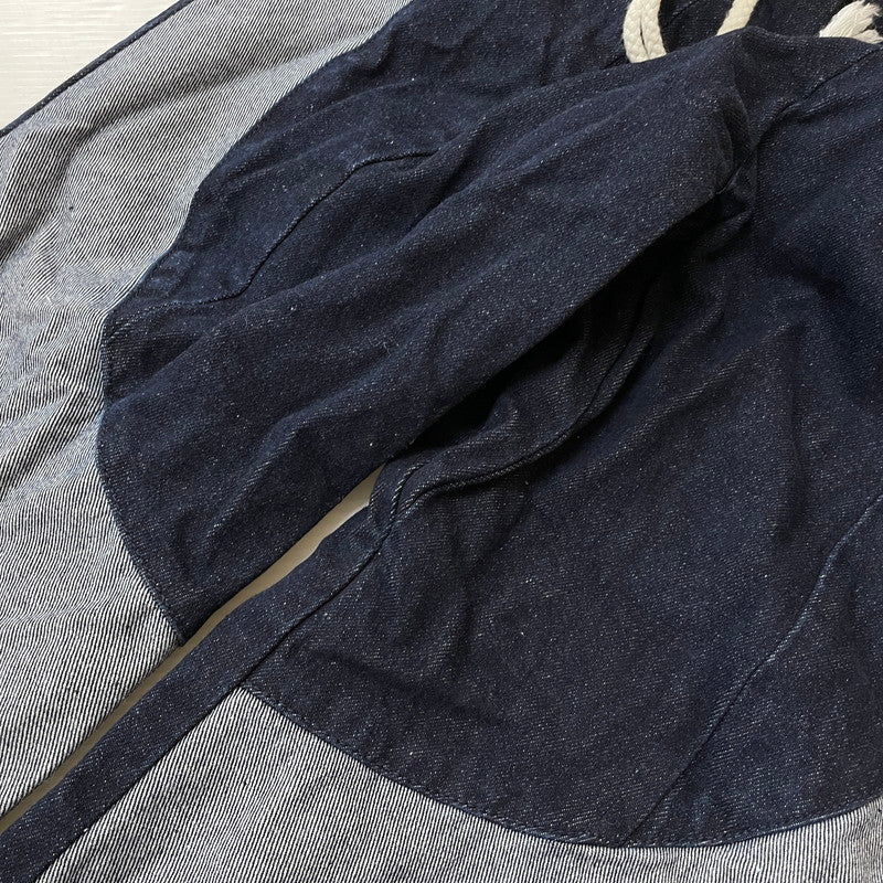 【中古品】【メンズ】 SAPEur サプール DENIM TRACK PANTS デニム トラックパンツ ボトムス デニムパンツ 153-260513-yo-14-tei サイズ：L カラー：インディゴ 万代Net店
