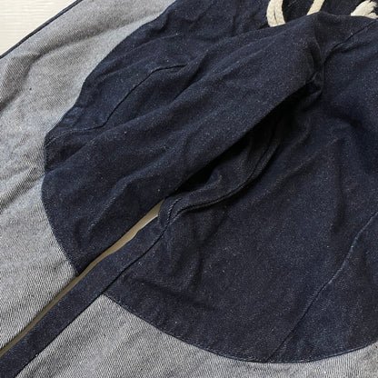 【中古品】【メンズ】 SAPEur サプール DENIM TRACK PANTS デニム トラックパンツ ボトムス デニムパンツ 153-260513-yo-14-tei サイズ：L カラー：インディゴ 万代Net店
