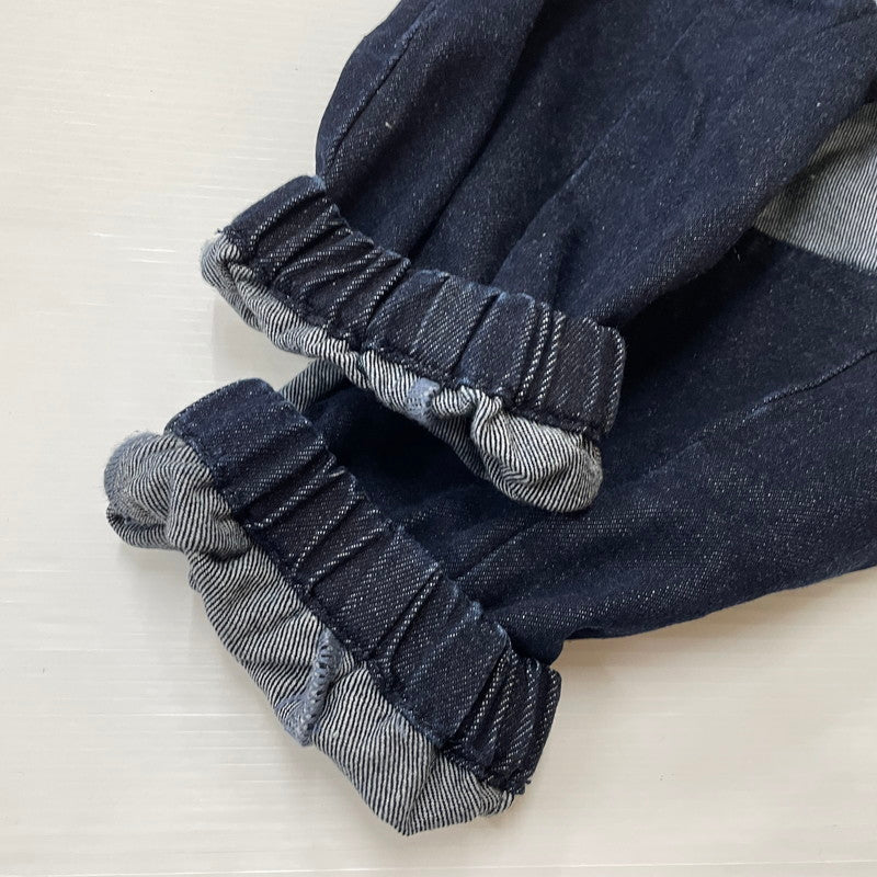 【中古品】【メンズ】 SAPEur サプール DENIM TRACK PANTS デニム トラックパンツ ボトムス デニムパンツ 153-260513-yo-14-tei サイズ：L カラー：インディゴ 万代Net店