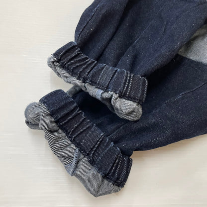 【中古品】【メンズ】 SAPEur サプール DENIM TRACK PANTS デニム トラックパンツ ボトムス デニムパンツ 153-260513-yo-14-tei サイズ：L カラー：インディゴ 万代Net店