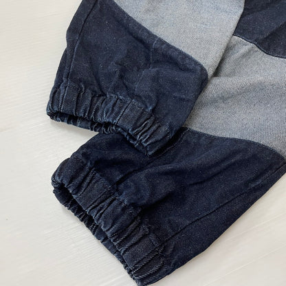 【中古品】【メンズ】 SAPEur サプール DENIM TRACK PANTS デニム トラックパンツ ボトムス デニムパンツ 153-260513-yo-14-tei サイズ：L カラー：インディゴ 万代Net店