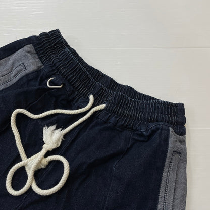 【中古品】【メンズ】 SAPEur サプール DENIM TRACK PANTS デニム トラックパンツ ボトムス デニムパンツ 153-260513-yo-14-tei サイズ：L カラー：インディゴ 万代Net店