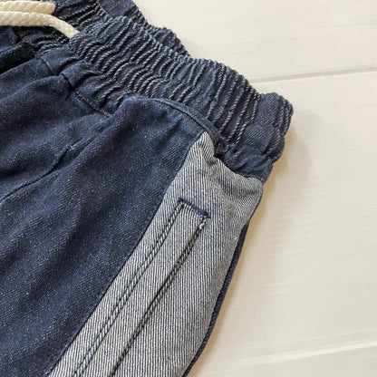 【中古品】【メンズ】 SAPEur サプール DENIM TRACK PANTS デニム トラックパンツ ボトムス デニムパンツ 153-260513-yo-14-tei サイズ：L カラー：インディゴ 万代Net店