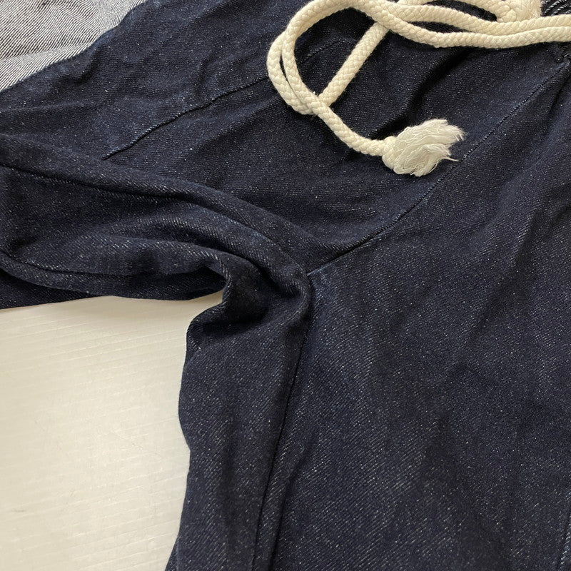 【中古品】【メンズ】 SAPEur サプール DENIM TRACK PANTS デニム トラックパンツ ボトムス デニムパンツ 153-260513-yo-14-tei サイズ：L カラー：インディゴ 万代Net店