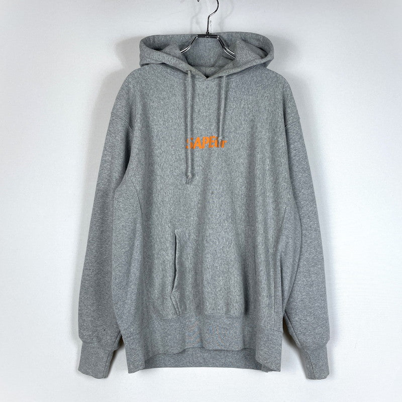 【中古品】【メンズ】 SAPEur サプール MASATOSHI HAMADA HOODIE 浜田 雅功 フーディー トップス プルオーバーパーカー 142-260507-ks-29-tei サイズ：L　※使用感あり カラー：グレー 万代Net店