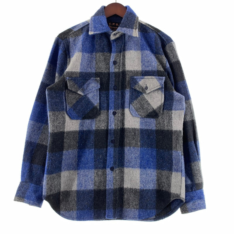 【現状渡し品】【メンズ】 C.P.O ALEXANDER'S シーピーオー アレキサンダーズ WOOL JACKET VINTAGE ウールジャケット アウター ヴィンテージ 145-260507-ko-05-tei サイズ：S カラー：ブルー系 万代Net店