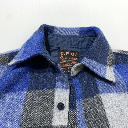 【現状渡し品】【メンズ】 C.P.O ALEXANDER'S シーピーオー アレキサンダーズ WOOL JACKET VINTAGE ウールジャケット アウター ヴィンテージ 145-260507-ko-05-tei サイズ：S カラー：ブルー系 万代Net店