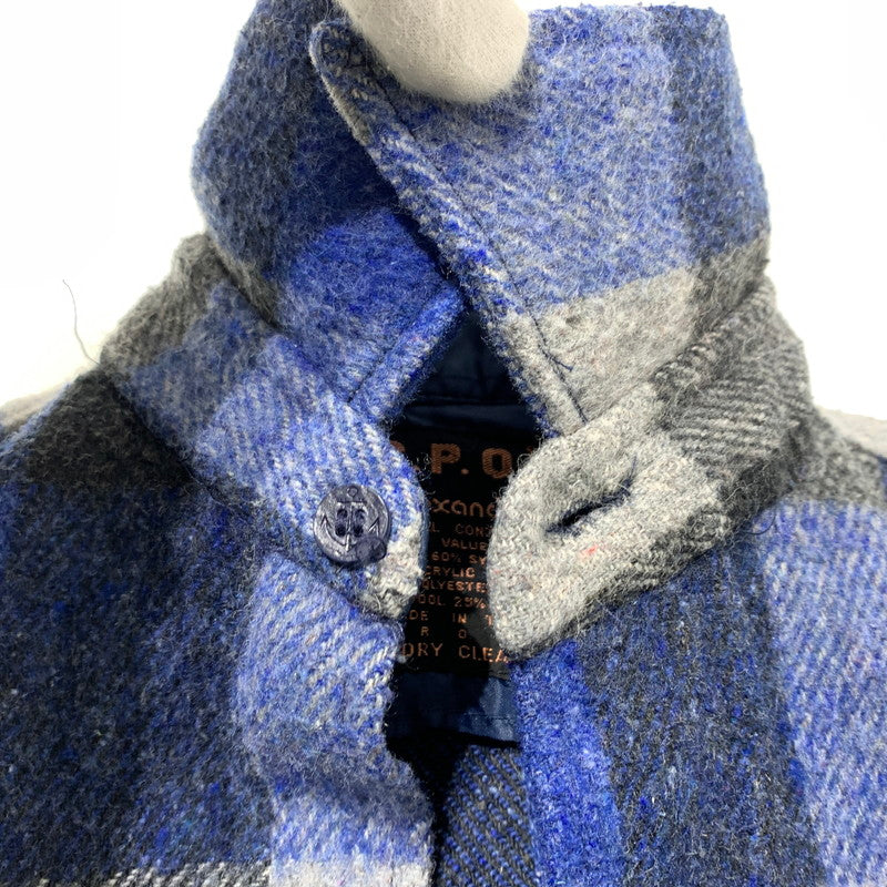 【現状渡し品】【メンズ】 C.P.O ALEXANDER'S シーピーオー アレキサンダーズ WOOL JACKET VINTAGE ウールジャケット アウター ヴィンテージ 145-260507-ko-05-tei サイズ：S カラー：ブルー系 万代Net店