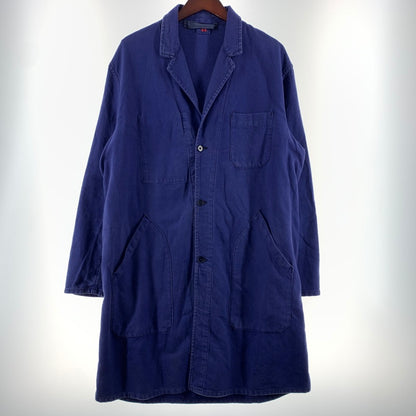 【中古品】【メンズ】 EURO FRENCH ユーロフレンチ WORK JACKET ワークジャケット アウター コート 145-260507-ko-06-tei サイズ：46 カラー：ネイビー系 万代Net店