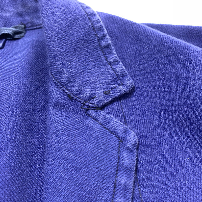 【中古品】【メンズ】 EURO FRENCH ユーロフレンチ WORK JACKET ワークジャケット アウター コート 145-260507-ko-06-tei サイズ：46 カラー：ネイビー系 万代Net店