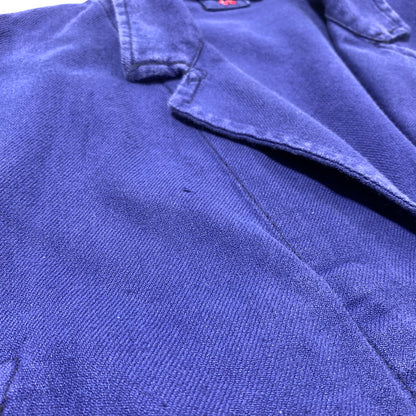 【中古品】【メンズ】 EURO FRENCH ユーロフレンチ WORK JACKET ワークジャケット アウター コート 145-260507-ko-06-tei サイズ：46 カラー：ネイビー系 万代Net店
