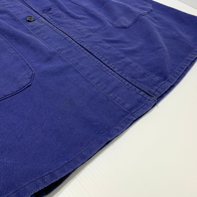 【中古品】【メンズ】 EURO FRENCH ユーロフレンチ WORK JACKET ワークジャケット アウター コート 145-260507-ko-06-tei サイズ：46 カラー：ネイビー系 万代Net店