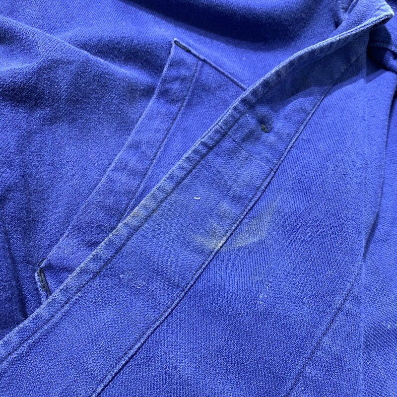 【中古品】【メンズ】 EURO FRENCH ユーロフレンチ WORK JACKET ワークジャケット アウター コート 145-260507-ko-06-tei サイズ：46 カラー：ネイビー系 万代Net店