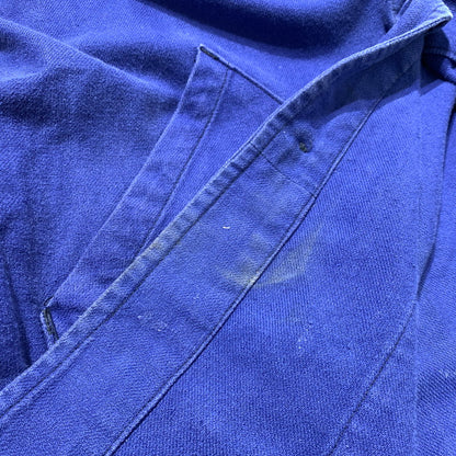 【中古品】【メンズ】 EURO FRENCH ユーロフレンチ WORK JACKET ワークジャケット アウター コート 145-260507-ko-06-tei サイズ：46 カラー：ネイビー系 万代Net店