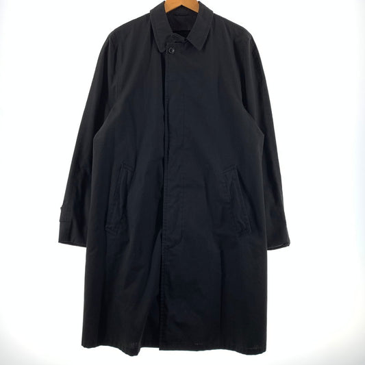 【現状渡し品】【メンズ】 CAMPUS キャンパス SOUTIEN COLLAR COAT ステン カラーコート アウター 145-260507-ko-10-tei サイズ：38 カラー：ブラック 万代Net店