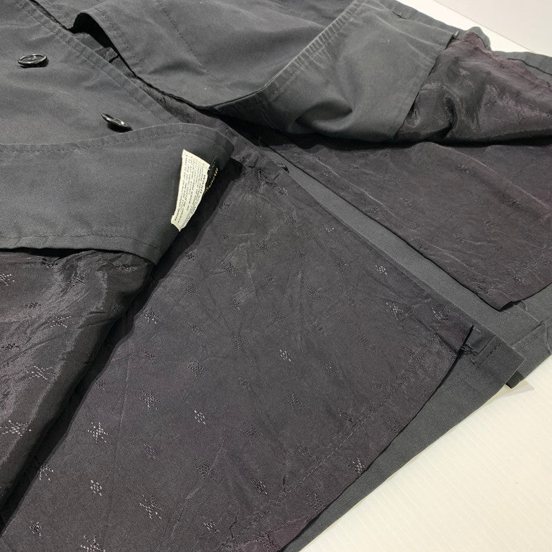 【現状渡し品】【メンズ】 CAMPUS キャンパス SOUTIEN COLLAR COAT ステン カラーコート アウター 145-260507-ko-10-tei サイズ：38 カラー：ブラック 万代Net店
