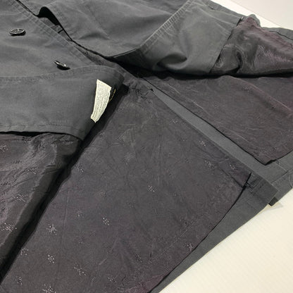 【現状渡し品】【メンズ】 CAMPUS キャンパス SOUTIEN COLLAR COAT ステン カラーコート アウター 145-260507-ko-10-tei サイズ：38 カラー：ブラック 万代Net店