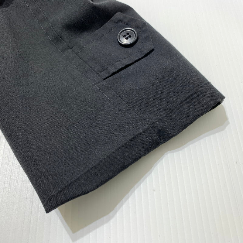 【現状渡し品】【メンズ】 CAMPUS キャンパス SOUTIEN COLLAR COAT ステン カラーコート アウター 145-260507-ko-10-tei サイズ：38 カラー：ブラック 万代Net店