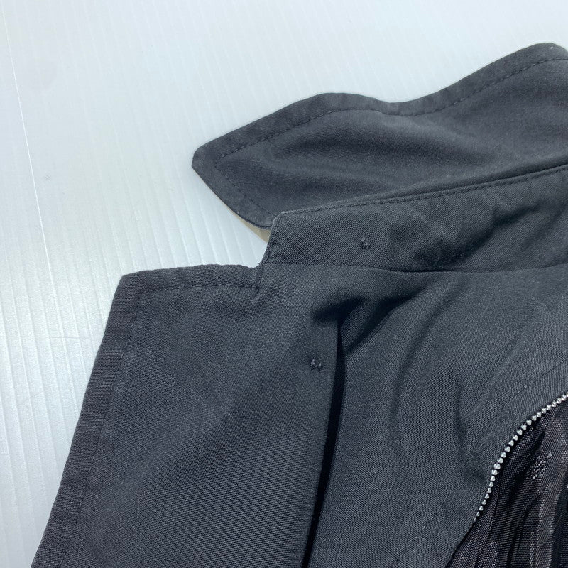 【現状渡し品】【メンズ】 CAMPUS キャンパス SOUTIEN COLLAR COAT ステン カラーコート アウター 145-260507-ko-10-tei サイズ：38 カラー：ブラック 万代Net店