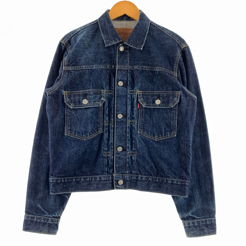 【中古品】【メンズ】 LEVI'S リーバイス 2ND REMAKE DENIM JACKET 71507-XX セカンド リメイク デニムジャケット アウター 2ND 復刻 145-260507-ko-04-tei サイズ：38 カラー：インディゴ 万代Net店