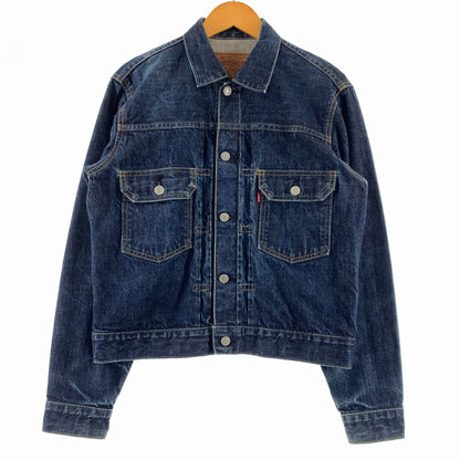 【中古品】【メンズ】 LEVI'S リーバイス 2ND REMAKE DENIM JACKET 71507-XX セカンド リメイク デニムジャケット アウター 2ND 復刻 145-260507-ko-04-tei サイズ：38 カラー：インディゴ 万代Net店