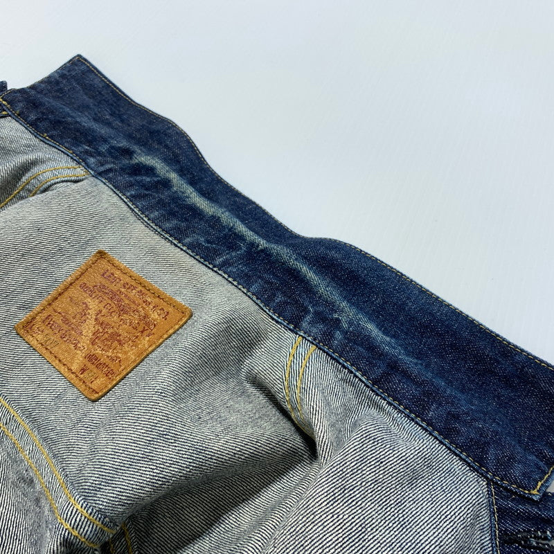 【中古品】【メンズ】 LEVI'S リーバイス 2ND REMAKE DENIM JACKET 71507-XX セカンド リメイク デニムジャケット アウター 2ND 復刻 145-260507-ko-04-tei サイズ：38 カラー：インディゴ 万代Net店