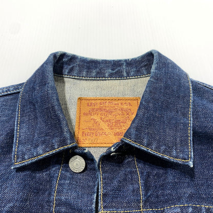 【中古品】【メンズ】 LEVI'S リーバイス 2ND REMAKE DENIM JACKET 71507-XX セカンド リメイク デニムジャケット アウター 2ND 復刻 145-260507-ko-04-tei サイズ：38 カラー：インディゴ 万代Net店