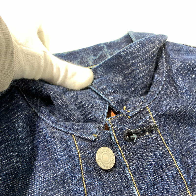 【中古品】【メンズ】 LEVI'S リーバイス 2ND REMAKE DENIM JACKET 71507-XX セカンド リメイク デニムジャケット アウター 2ND 復刻 145-260507-ko-04-tei サイズ：38 カラー：インディゴ 万代Net店