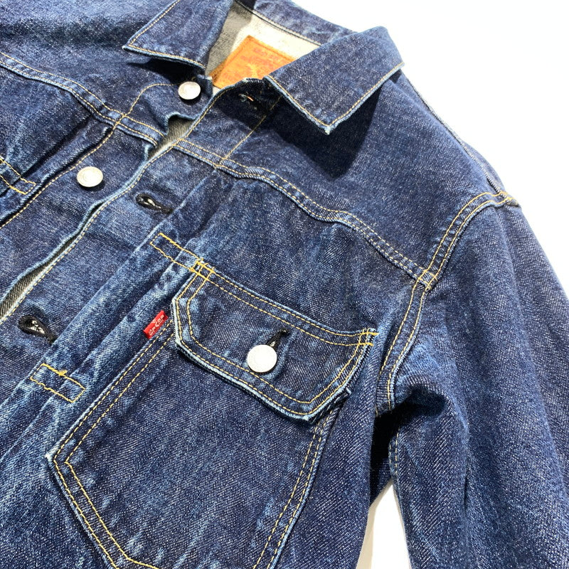 【中古品】【メンズ】 LEVI'S リーバイス 2ND REMAKE DENIM JACKET 71507-XX セカンド リメイク デニムジャケット アウター 2ND 復刻 145-260507-ko-04-tei サイズ：38 カラー：インディゴ 万代Net店