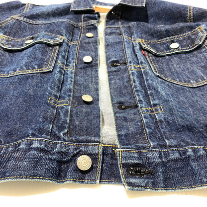 【中古品】【メンズ】 LEVI'S リーバイス 2ND REMAKE DENIM JACKET 71507-XX セカンド リメイク デニムジャケット アウター 2ND 復刻 145-260507-ko-04-tei サイズ：38 カラー：インディゴ 万代Net店