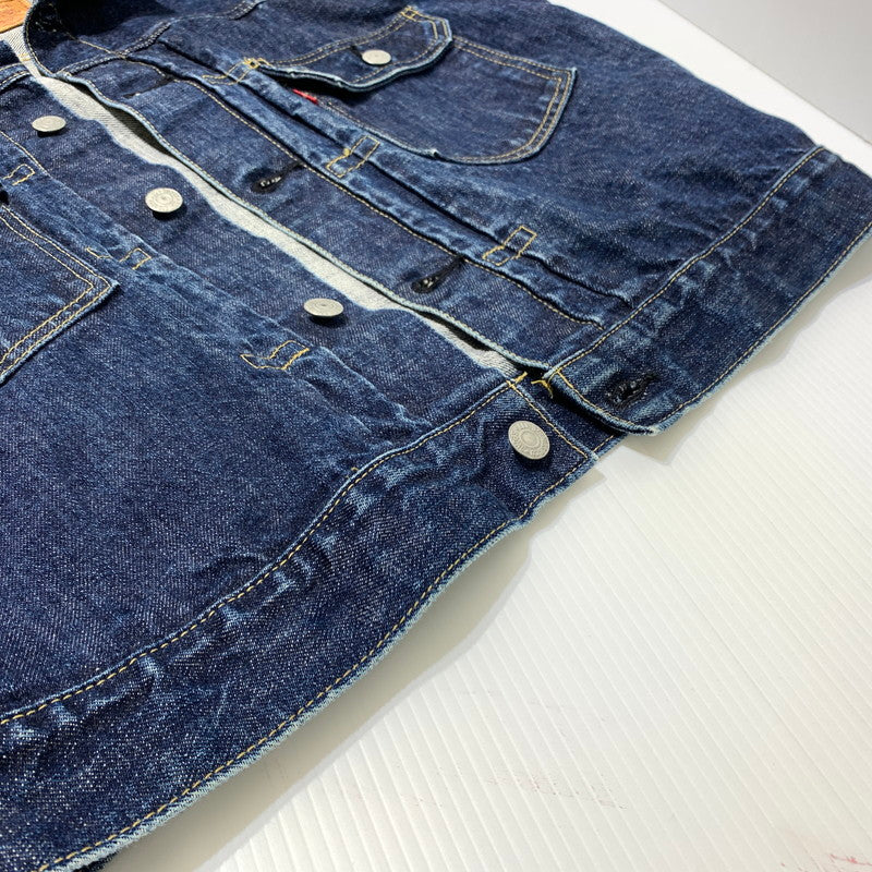 【中古品】【メンズ】 LEVI'S リーバイス 2ND REMAKE DENIM JACKET 71507-XX セカンド リメイク デニムジャケット アウター 2ND 復刻 145-260507-ko-04-tei サイズ：38 カラー：インディゴ 万代Net店