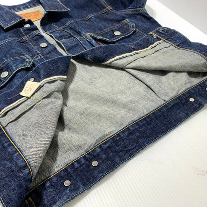 【中古品】【メンズ】 LEVI'S リーバイス 2ND REMAKE DENIM JACKET 71507-XX セカンド リメイク デニムジャケット アウター 2ND 復刻 145-260507-ko-04-tei サイズ：38 カラー：インディゴ 万代Net店