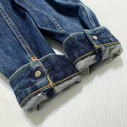 【中古品】【メンズ】 LEVI'S リーバイス 2ND REMAKE DENIM JACKET 71507-XX セカンド リメイク デニムジャケット アウター 2ND 復刻 145-260507-ko-04-tei サイズ：38 カラー：インディゴ 万代Net店