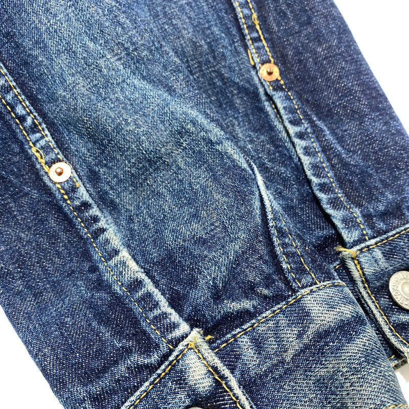 【中古品】【メンズ】 LEVI'S リーバイス 2ND REMAKE DENIM JACKET 71507-XX セカンド リメイク デニムジャケット アウター 2ND 復刻 145-260507-ko-04-tei サイズ：38 カラー：インディゴ 万代Net店