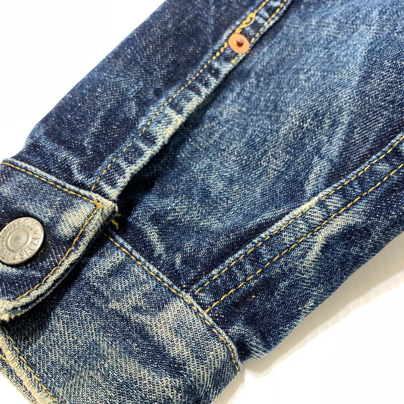 【中古品】【メンズ】 LEVI'S リーバイス 2ND REMAKE DENIM JACKET 71507-XX セカンド リメイク デニムジャケット アウター 2ND 復刻 145-260507-ko-04-tei サイズ：38 カラー：インディゴ 万代Net店