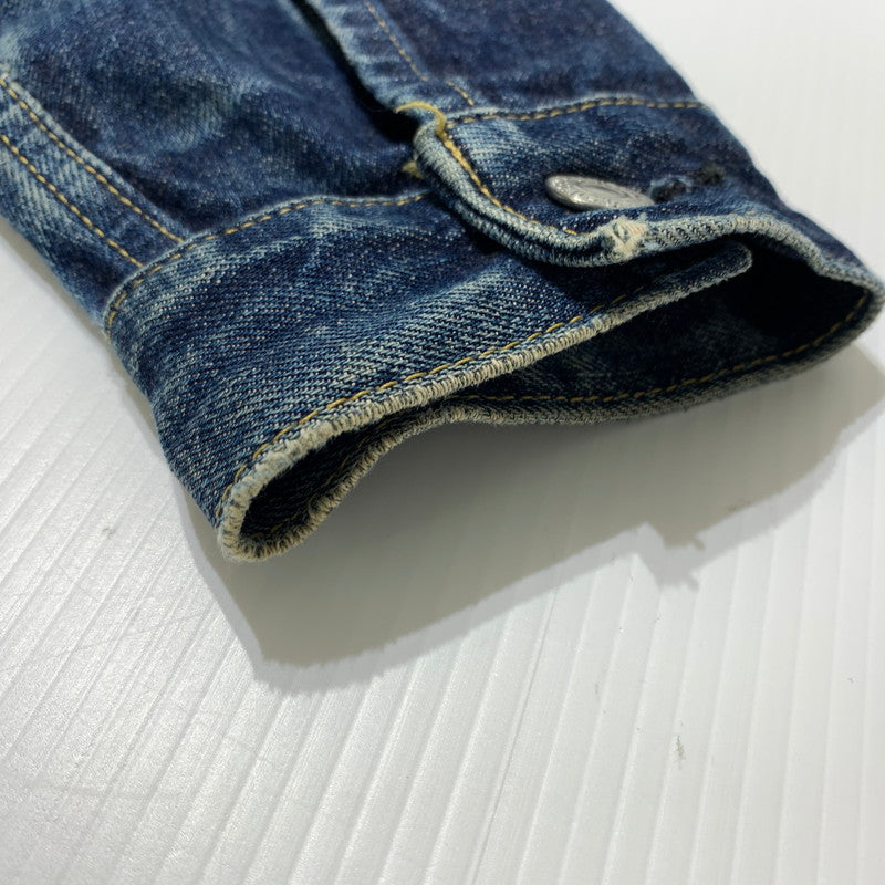 【中古品】【メンズ】 LEVI'S リーバイス 2ND REMAKE DENIM JACKET 71507-XX セカンド リメイク デニムジャケット アウター 2ND 復刻 145-260507-ko-04-tei サイズ：38 カラー：インディゴ 万代Net店
