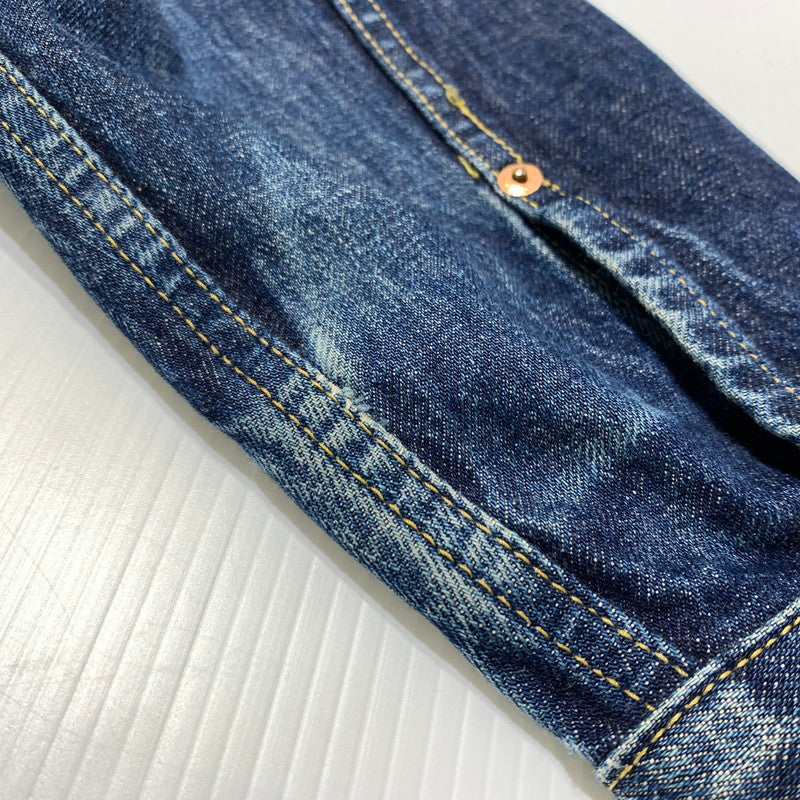 【中古品】【メンズ】 LEVI'S リーバイス 2ND REMAKE DENIM JACKET 71507-XX セカンド リメイク デニムジャケット アウター 2ND 復刻 145-260507-ko-04-tei サイズ：38 カラー：インディゴ 万代Net店