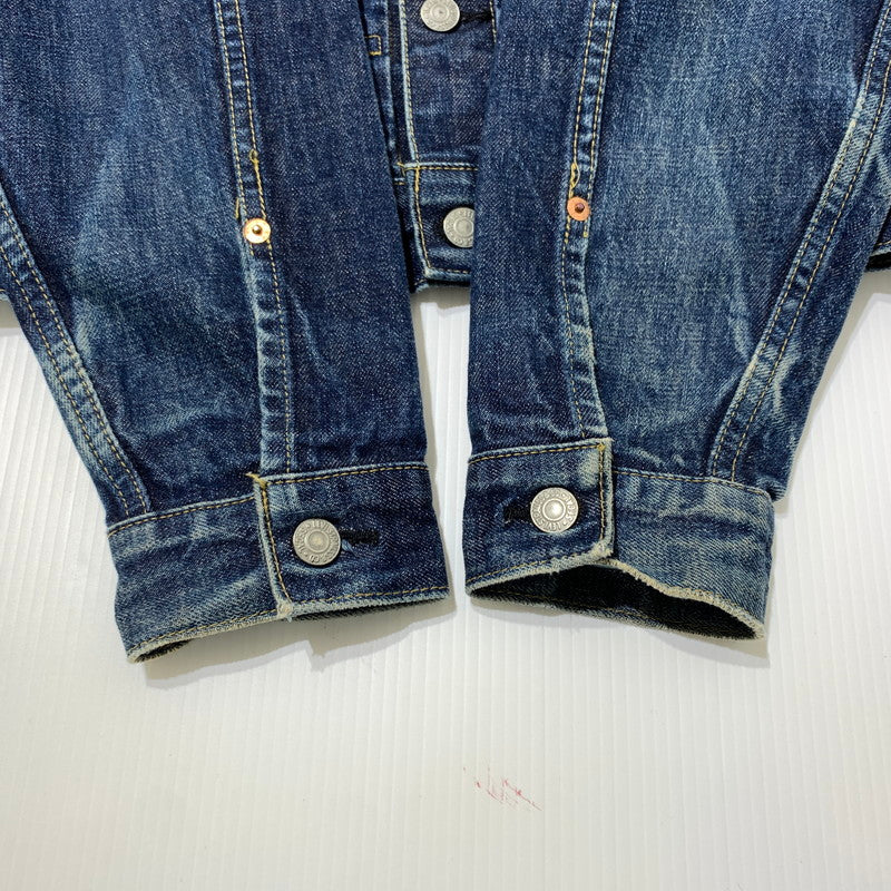 【中古品】【メンズ】 LEVI'S リーバイス 2ND REMAKE DENIM JACKET 71507-XX セカンド リメイク デニムジャケット アウター 2ND 復刻 145-260507-ko-04-tei サイズ：38 カラー：インディゴ 万代Net店