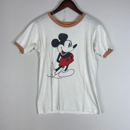 【中古品】【メンズ】 DISNEY ディズニー RINGER TEE リンガー Tシャツ 半袖 トップス 145-260508-ks-16-tei カラー：ホワイト 万代Net店