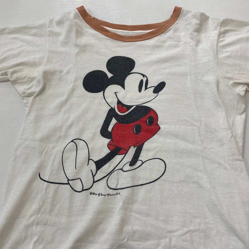 【中古品】【メンズ】 DISNEY ディズニー RINGER TEE リンガー Tシャツ 半袖 トップス 145-260508-ks-16-tei カラー：ホワイト 万代Net店