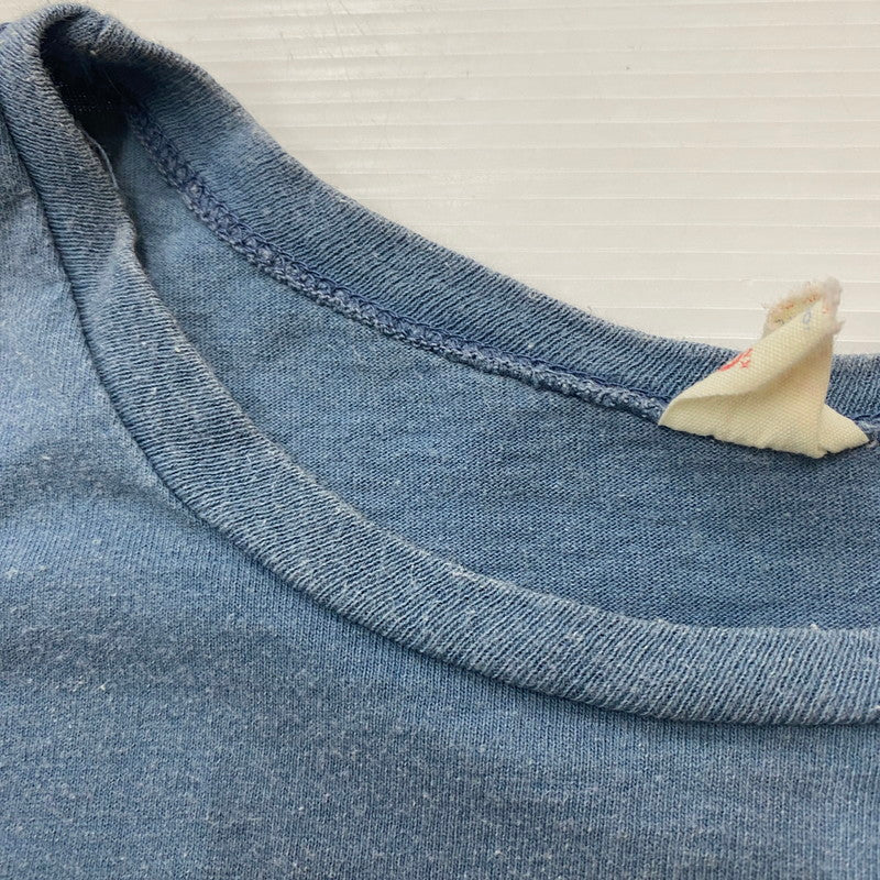 【現状渡し品】【メンズ】 CHAMPION チャンピオン 60～70's MUNCIE SKI CLUB TEE VINTAGE 60～70年代 マンシー・スキークラブ Tシャツ 半袖 トップス 145-260508-ks-17-tei サイズ：S カラー：グレー 万代Net店