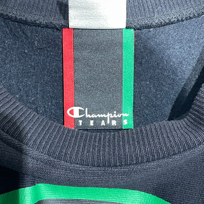 【中古品】【メンズ】 CHAMPION チャンピオン×DENIM TEARS デニムティアーズ リバースウィーブ スウェット 145-260818-nm-78-tei サイズ：L カラー：ブラック 万代Net店
