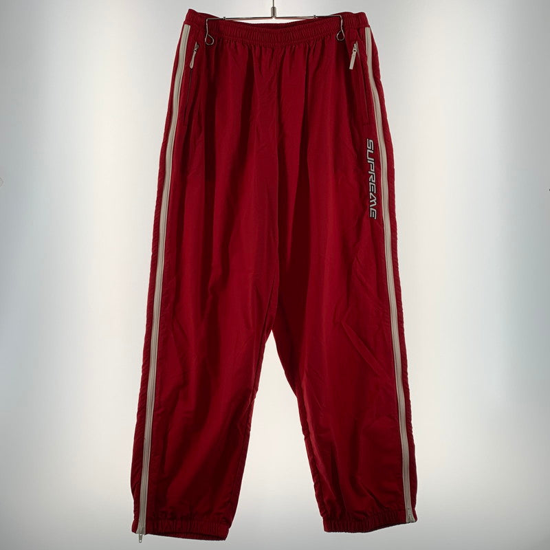 【中古品】【メンズ】 SUPREME シュプリーム CONTRAST WARMUP PANTS コントラスト ウォームアップ パンツ ボトムス ナイロンパンツ 149-260507-ko-23-fuzh サイズ：XL カラー：レッド 万代Net店
