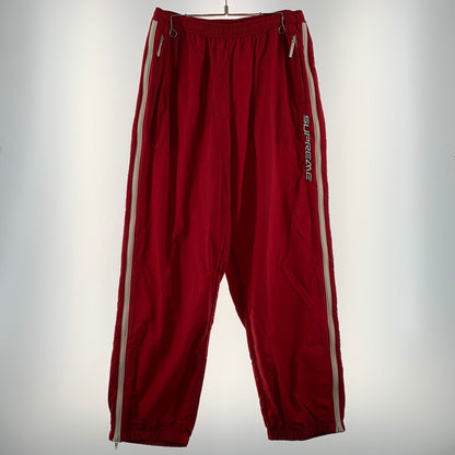 【中古品】【メンズ】 SUPREME シュプリーム CONTRAST WARMUP PANTS コントラスト ウォームアップ パンツ ボトムス ナイロンパンツ 149-260507-ko-23-fuzh サイズ：XL カラー：レッド 万代Net店