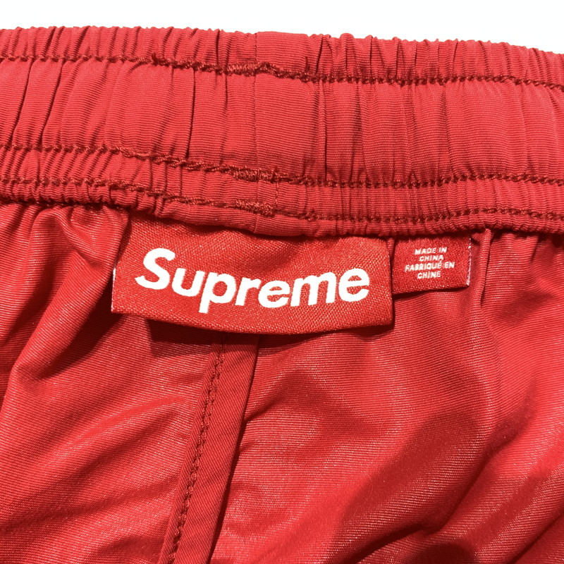 【中古品】【メンズ】 SUPREME シュプリーム CONTRAST WARMUP PANTS コントラスト ウォームアップ パンツ ボトムス ナイロンパンツ 149-260507-ko-23-fuzh サイズ：XL カラー：レッド 万代Net店